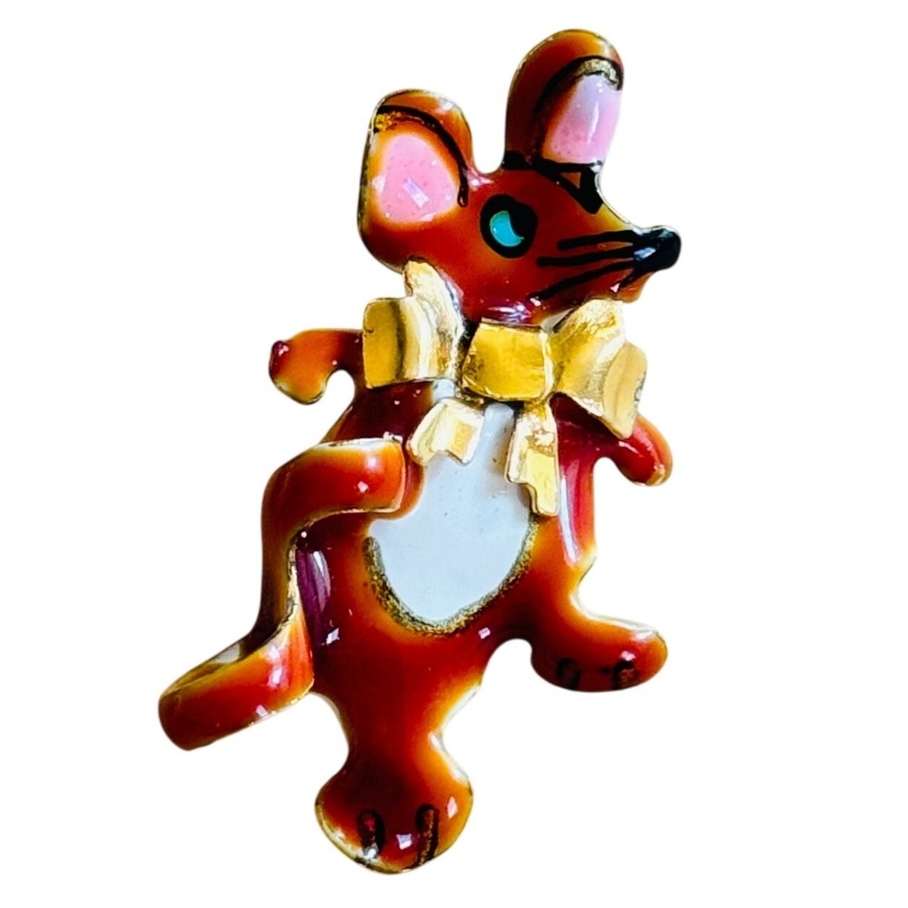 Lunch At The Ritz Katz & Meese Earrings VTG Mouse Pierced Single Earring Only‎